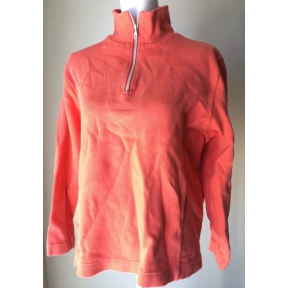 Tommy Bahama Zip Neck Pull Over Sweater Size Large